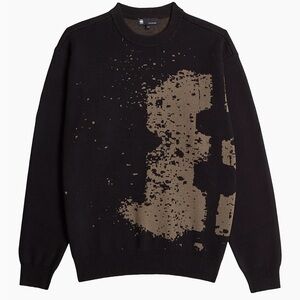 Brand New with tags G-Star sprayed 89 cotton crew neck sweater